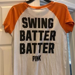 PINK VS GIANTS BASEBALL SHIRT